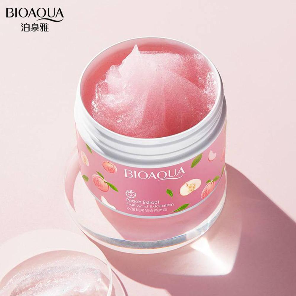 BIOAQUA Peach Exfoliating Gel – Face & Body Care 140G - Ashiyna Shopping Mall